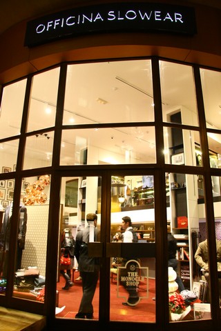 Aperitivo at Officina Slowear Beirut